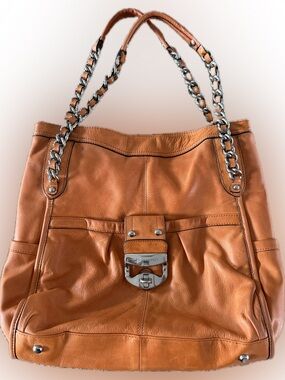 B. Makowsky large leather shoulder bag